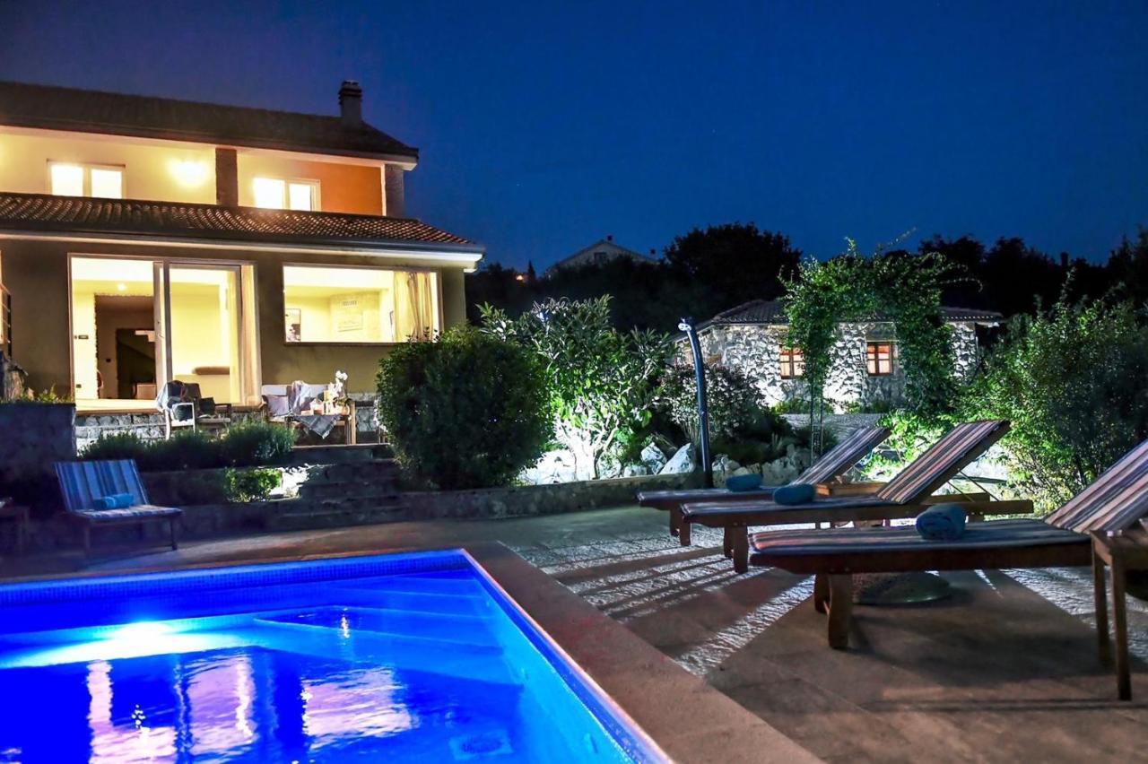 *****Pool House With Beautiful Seaview,Big Garden And Old Tavern***** Rijeka Exteriör bild