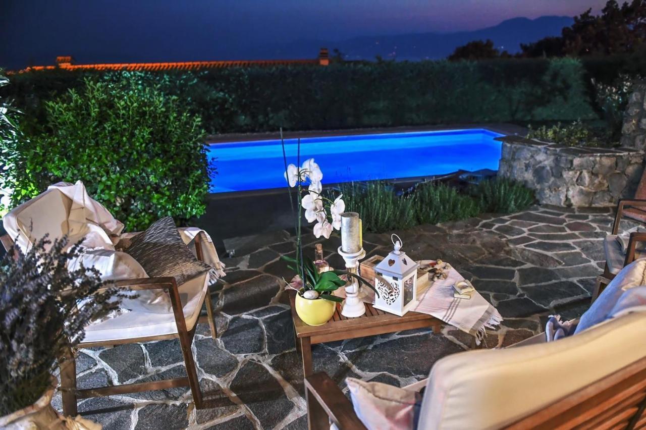 *****Pool House With Beautiful Seaview,Big Garden And Old Tavern***** Rijeka Exteriör bild